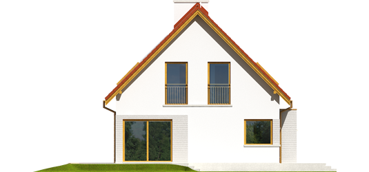 Tim II G1 - Projekty domów ARCHIPELAG - Tim II G1 - elewacja lewa