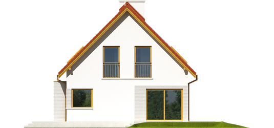 Tim II G1 - Projekty domów ARCHIPELAG - Tim II G1 - elewacja lewa