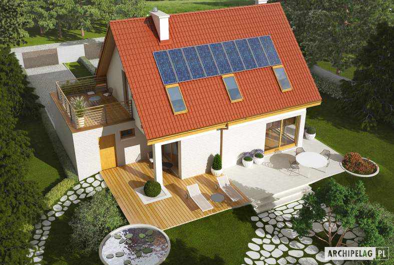 Projekt domu Tim II G1 - Projekty domów ARCHIPELAG - Tim II G1 - widok z góry