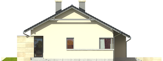 Tori G1 - Projekty domów ARCHIPELAG - Tori G1 - elewacja prawa