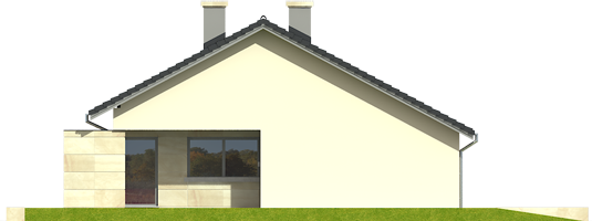 Tori G1 - Projekty domów ARCHIPELAG - Tori G1 - elewacja lewa