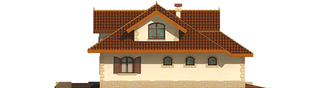 Projekt domu Marysia G1 - elewacja lewa
