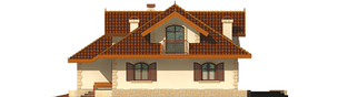 Projekt domu Marysia G1 - elewacja prawa