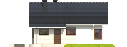 Tori III - Projekt domu Tori III - elewacja frontowa