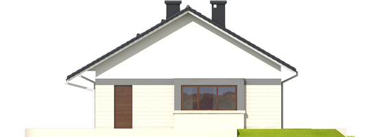 Tori III - Projekt domu Tori III - elewacja prawa