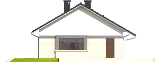 Tori III - Projekt domu Tori III - elewacja prawa