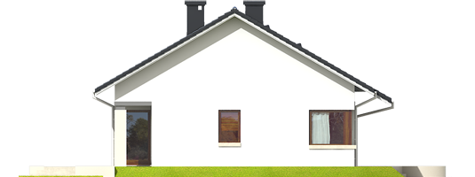 Tori III - Projekt domu Tori III - elewacja lewa