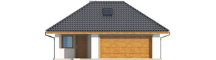 Projekt domu Garaż G20 - elewacja frontowa