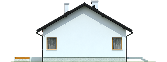 Elmo II ENERGO - Projekt domu Elmo II ENERGO - elewacja lewa