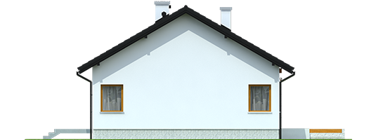 Elmo II ENERGO - Projekt domu Elmo II ENERGO - elewacja lewa