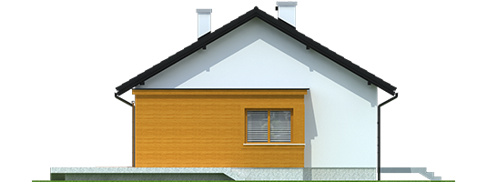 Elmo II ENERGO - Projekt domu Elmo II ENERGO - elewacja prawa