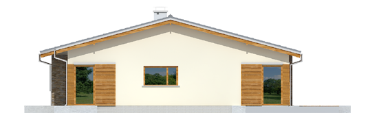 Bob - Projekt domu Bob - elewacja prawa