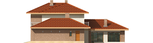 Margarita - Projekt domu Margarita G2 - elewacja prawa