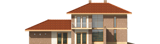 Margarita - Projekt domu Margarita G2 - elewacja lewa