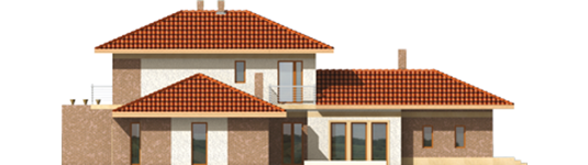 Margarita - Projekt domu Margarita G2 - elewacja tylna