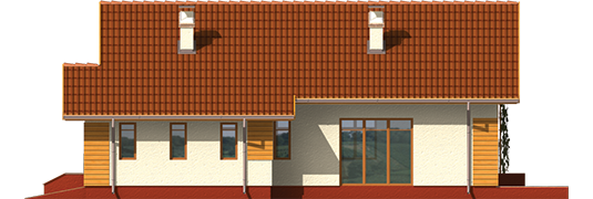 Serafina G1 - Projekt domu Serafina G1 - elewacja prawa