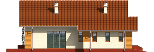 Serafina G1 - Projekt domu Serafina G1 - elewacja prawa