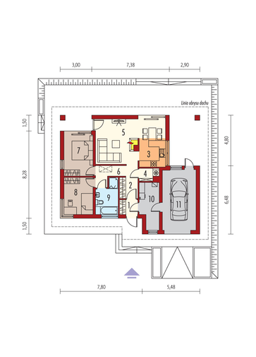 Tori III G1 ECONOMIC (wersja B): Parter