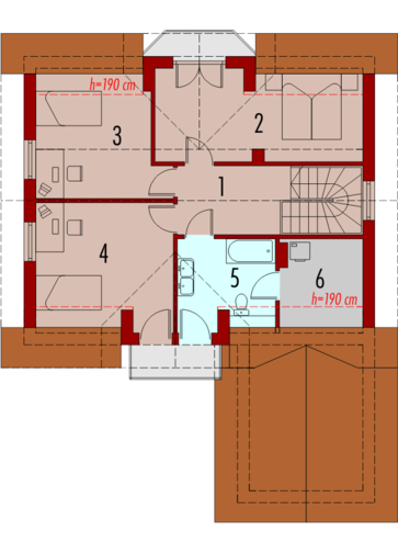 Fiołek G1: Poddasze