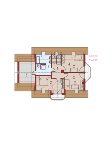 Kajka G1 Mocca: Poddasze