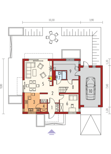 E5 G1 ECONOMIC (wersja B): Parter