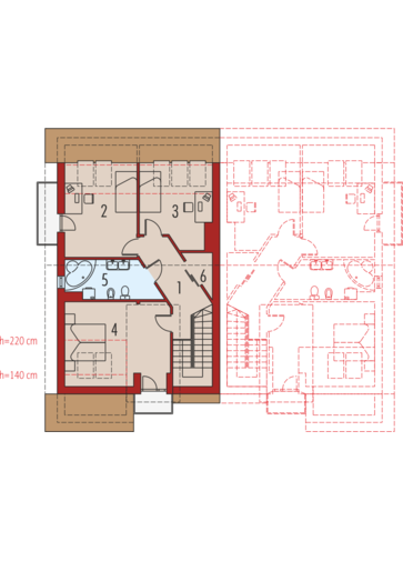 Malwa G1 (dwulokalowa): Poddasze