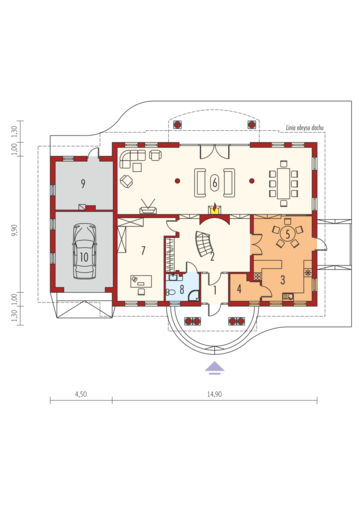 Radomiła G1: Parter
