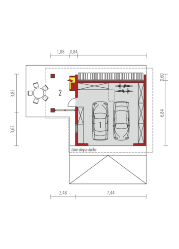 Garaż G25 w. III: Parter