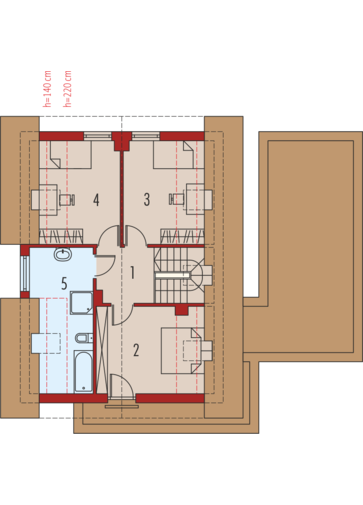 Tiago G1 (wersja A): Poddasze