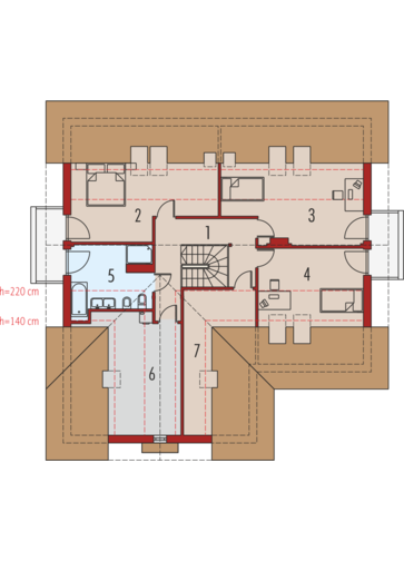 Malena G1 (wersja A): Poddasze