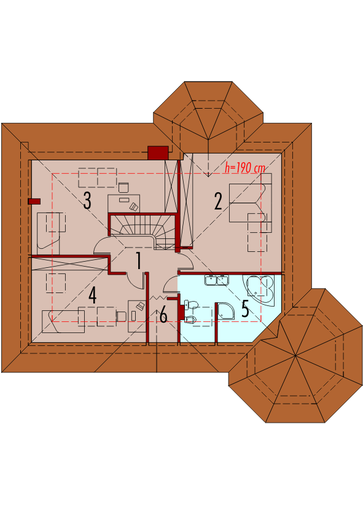 Tulipan G2: Poddasze