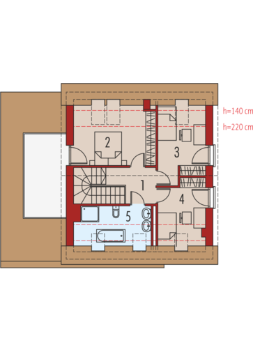 E14 II G1 MULTI-COMFORT: Poddasze