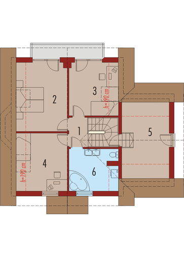 Hiacynt G1: Poddasze