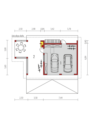 Garaż G25 w. IV: Parter