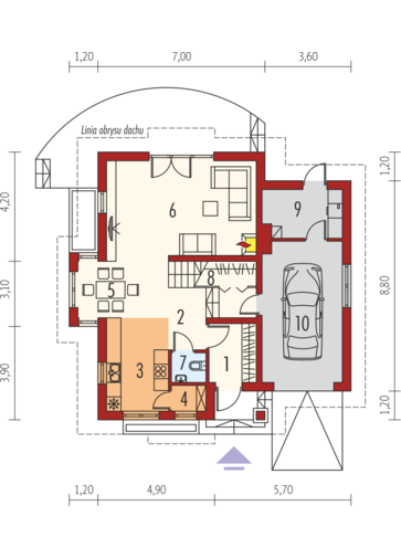 Domasława G1: Parter
