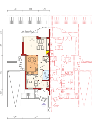 Błażej G2 (bliźniak): Parter