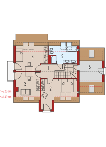 E5 G1 ECONOMIC (wersja B): Poddasze