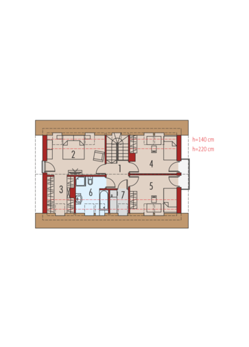 E2 II ECONOMIC (wersja B): Poddasze
