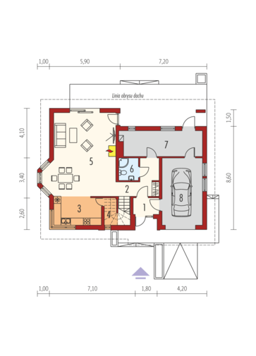 Demi G1 (wersja B): Parter