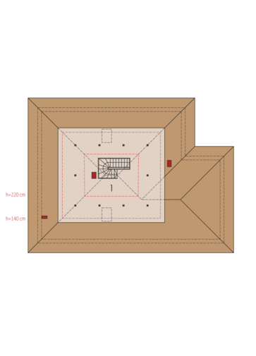 Flori III G1 (wersja B) Leca® DOM: Poddasze do adaptacji