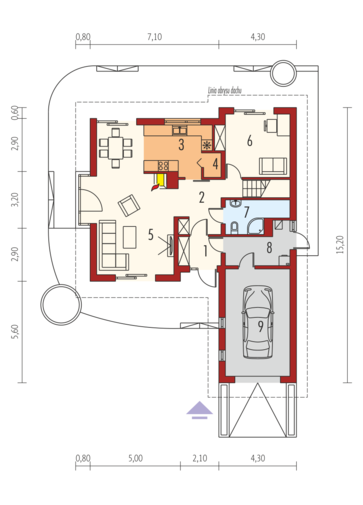 Kalina (nowa) G1: Parter