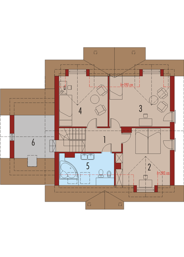 Eulalia G1: Poddasze