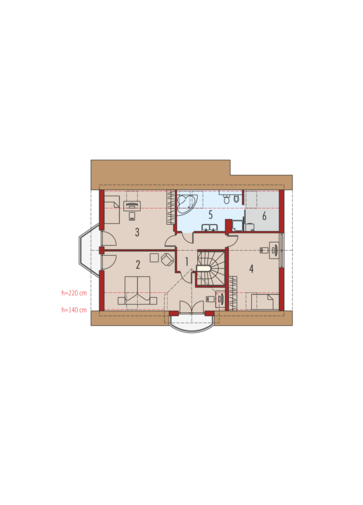 Blanka G1 Mocca: Poddasze