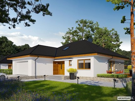 Wizualizacja projektu domu Astrid (mała) II G2 ENERGO PLUS