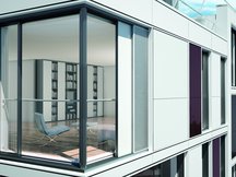 Proaktywna fasada Schüco 2° System, złożona z mobilnych powłok adaptacyjnych Fot. Schüco